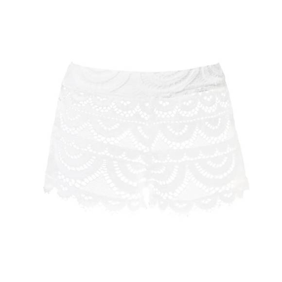 NEW PQ SWIM kelly lace shorts in water lily - Picture 2 of 3